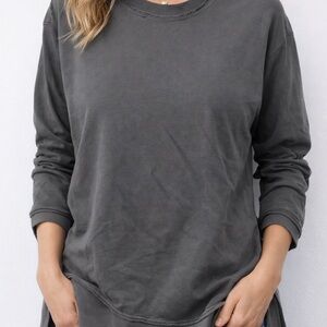 Wishlist Charcoal Long Sleeve Top